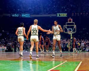 Boston Celtics Big Three Bird Parish McHale