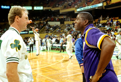 Magic Johnson and Larry Bird