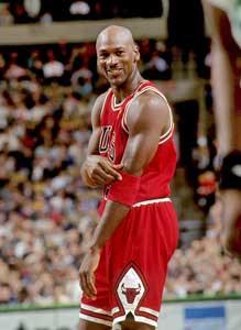 Chicago Bulls Muchael Jordan photograph