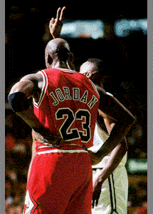 Chicago Bulls Muchael Jordan photograph