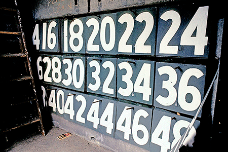 Scoreboard Fenway Park